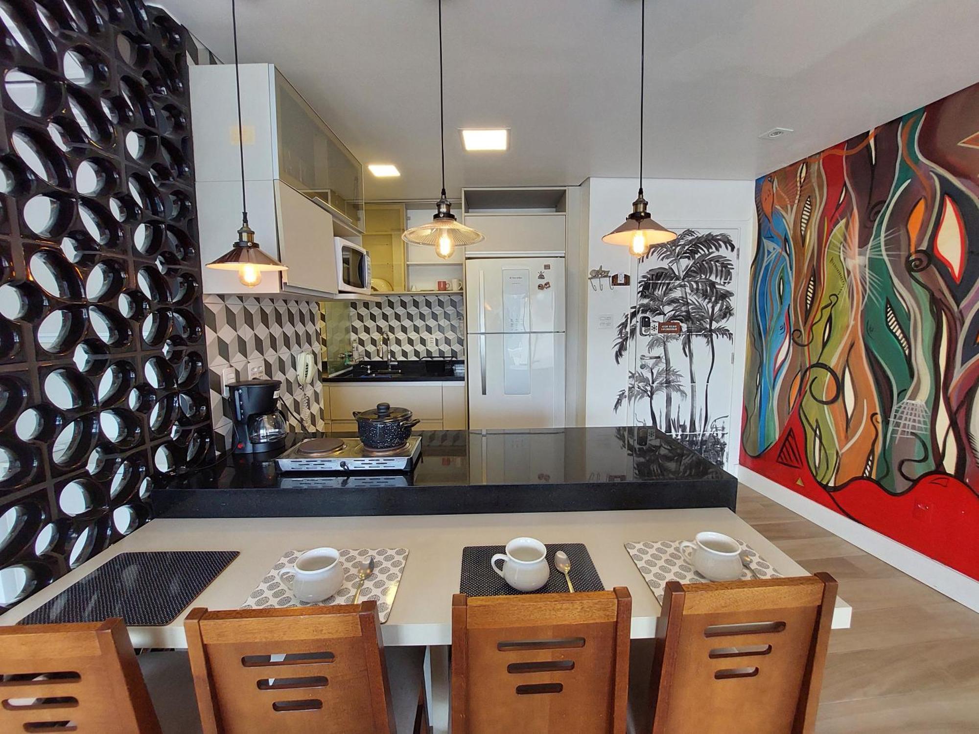 Ferienwohnung Book Santos —Unlimited 1413 — Modernidade E Arte Exterior foto